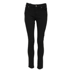 Dolce & Gabbana Black Cotton Logo Skinny Mid Waist Denim Jeans PAN75979-38