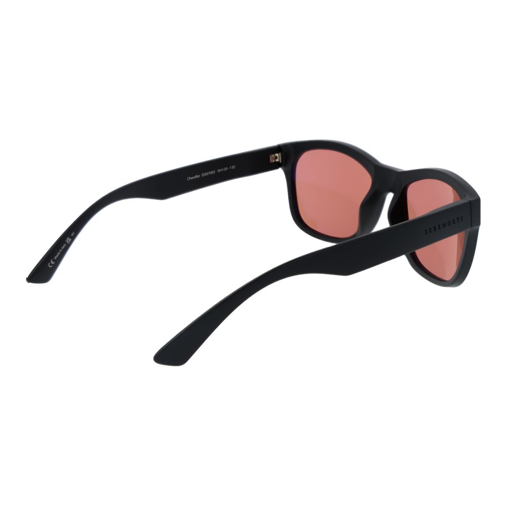 Serengeti Black Plastic Sunglasses