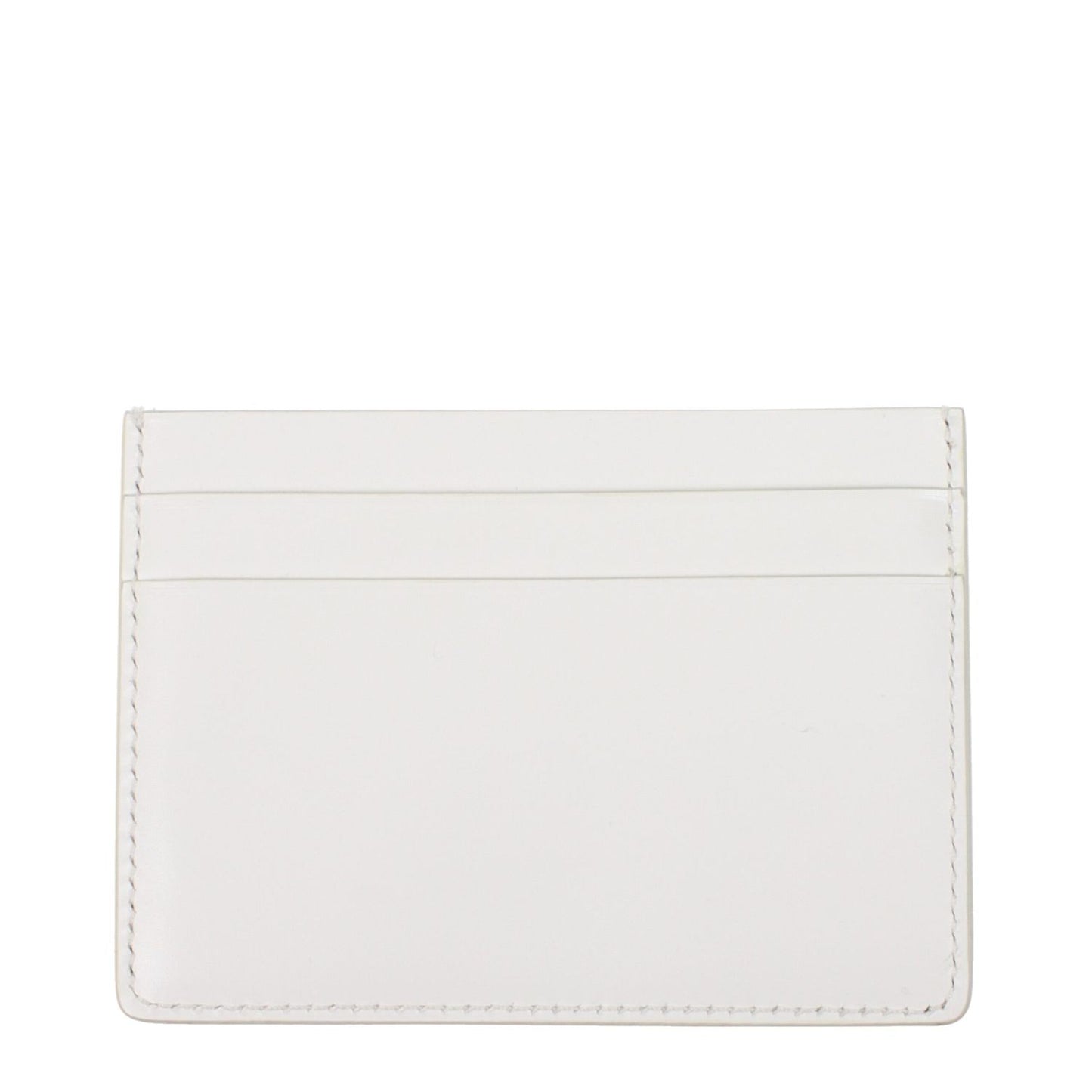 Jil Sander White Leather Cardholder with front logo, MPN S840058WSS00083N108, product code F83498, sleek design document holder.