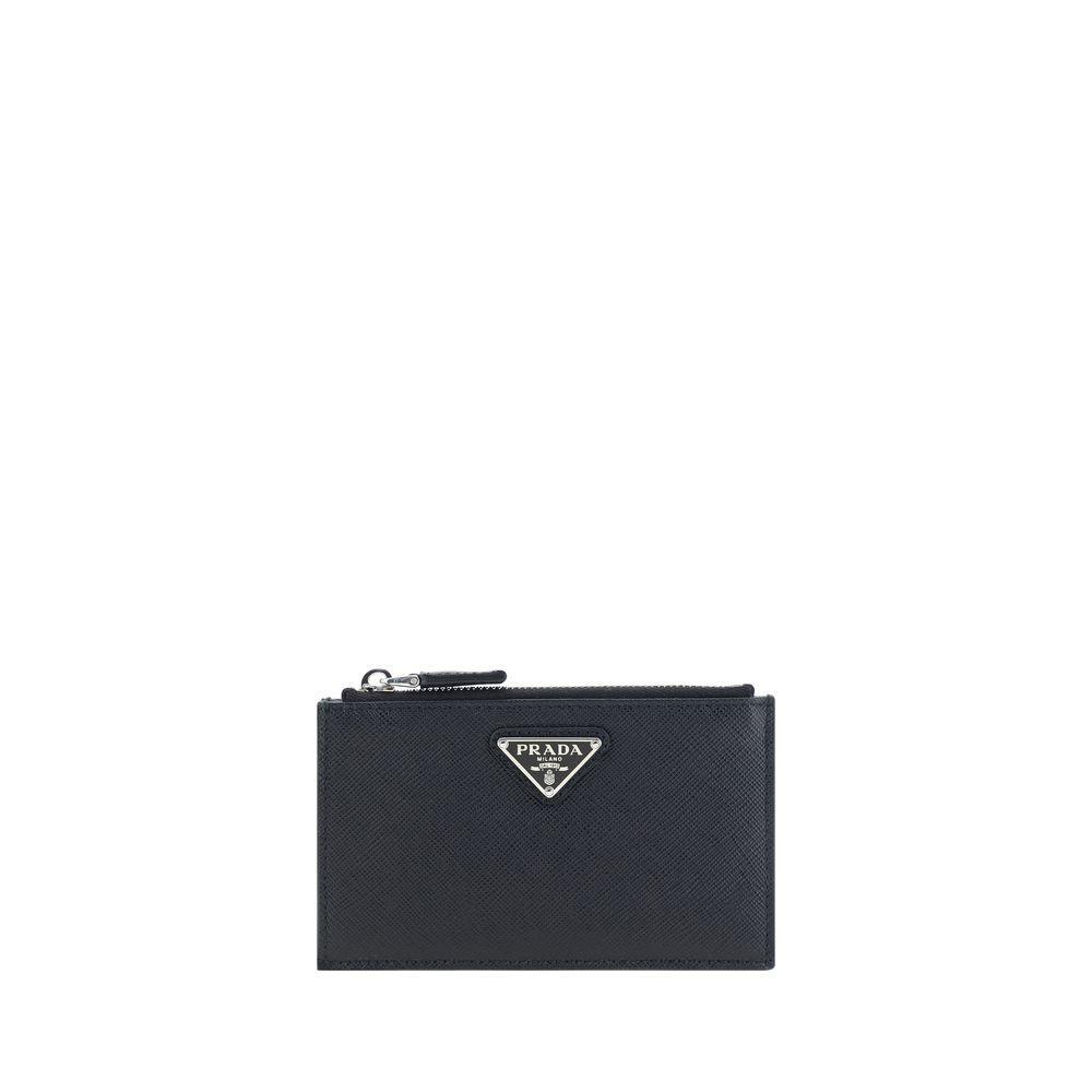Prada Leather Card Holder PR2MC086QHHF0002BB