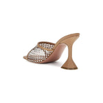 Amina Muaddi Lupita Crystal Sandals AM-14S364308LUPLATTEWHITE-EU36/US6