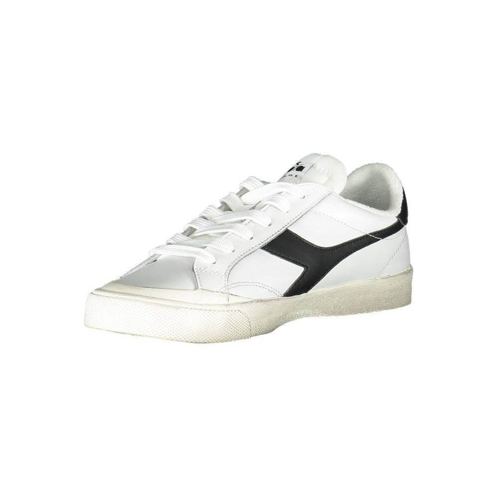 Diadora White Fabric Sneaker