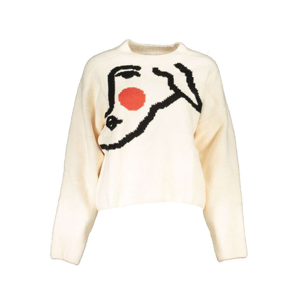 Desigual White Fabric Sweater