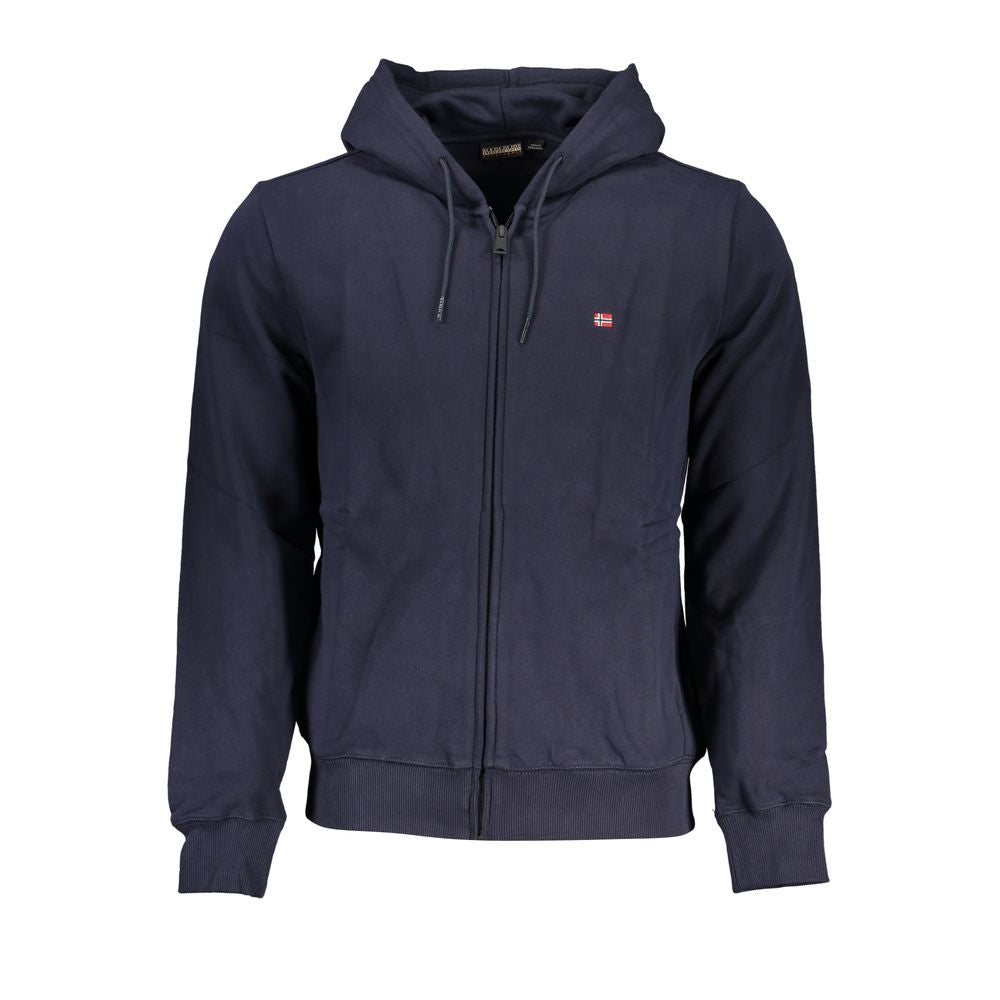 Napapijri Blue Cotton Sweater NA-28076-S