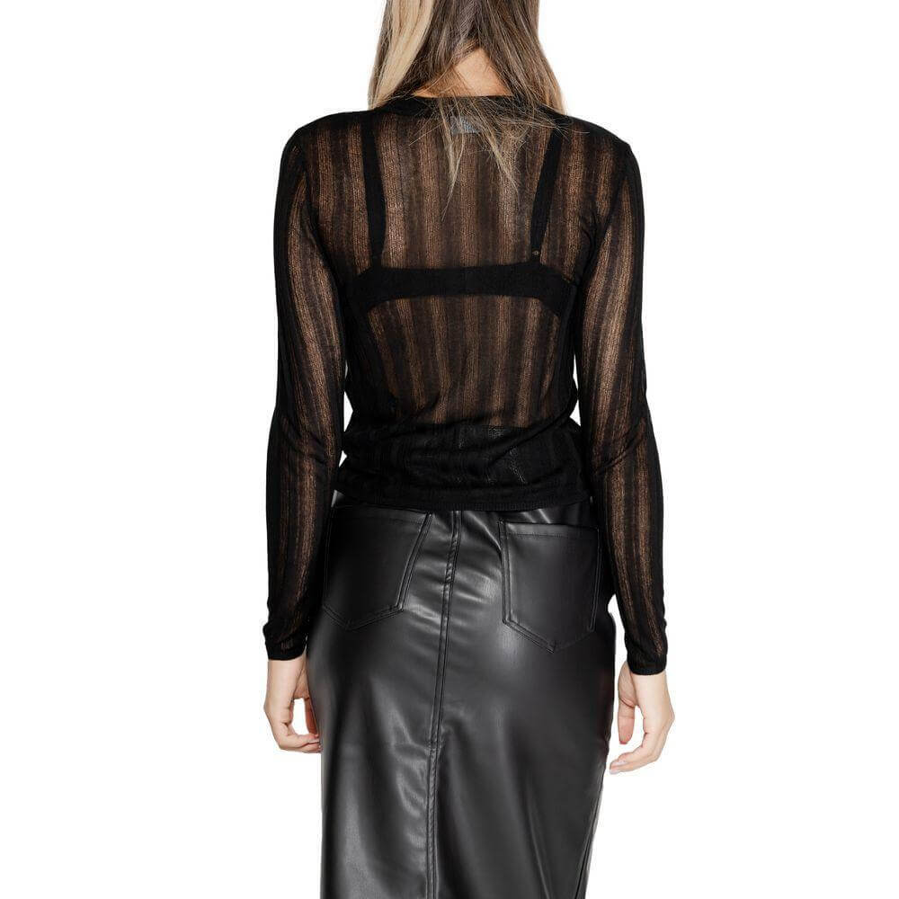 Vila Clothes Black Viscose Sportswear VI-15186300009-IT40|S