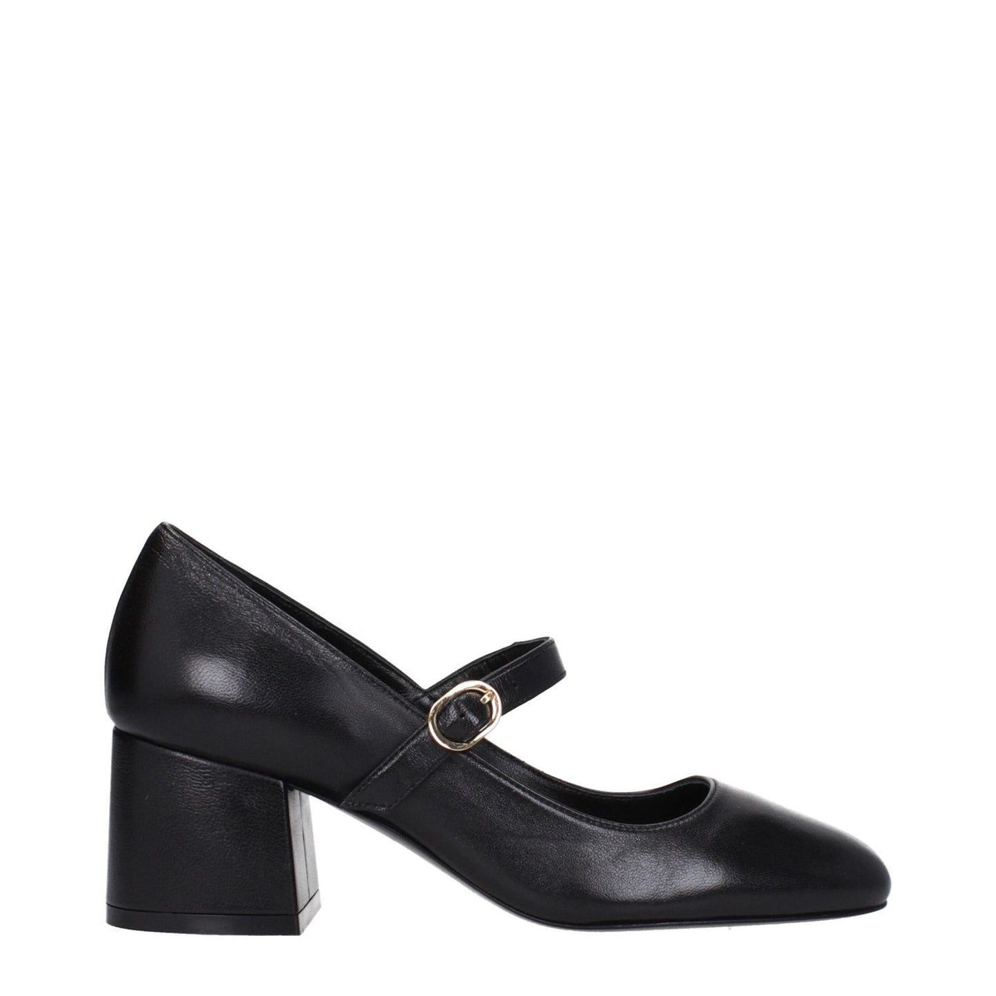 Stuart Weitzman Black Leather Mid Heel Pumps ST-9250415804681-EU41/US11