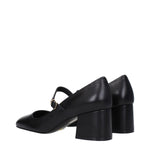 Stuart Weitzman Black Leather Mid Heel Pumps ST-9250415804681-EU41/US11