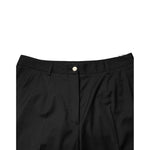 Dolce & Gabbana Black Polyester Tapered Women Trouser Pants