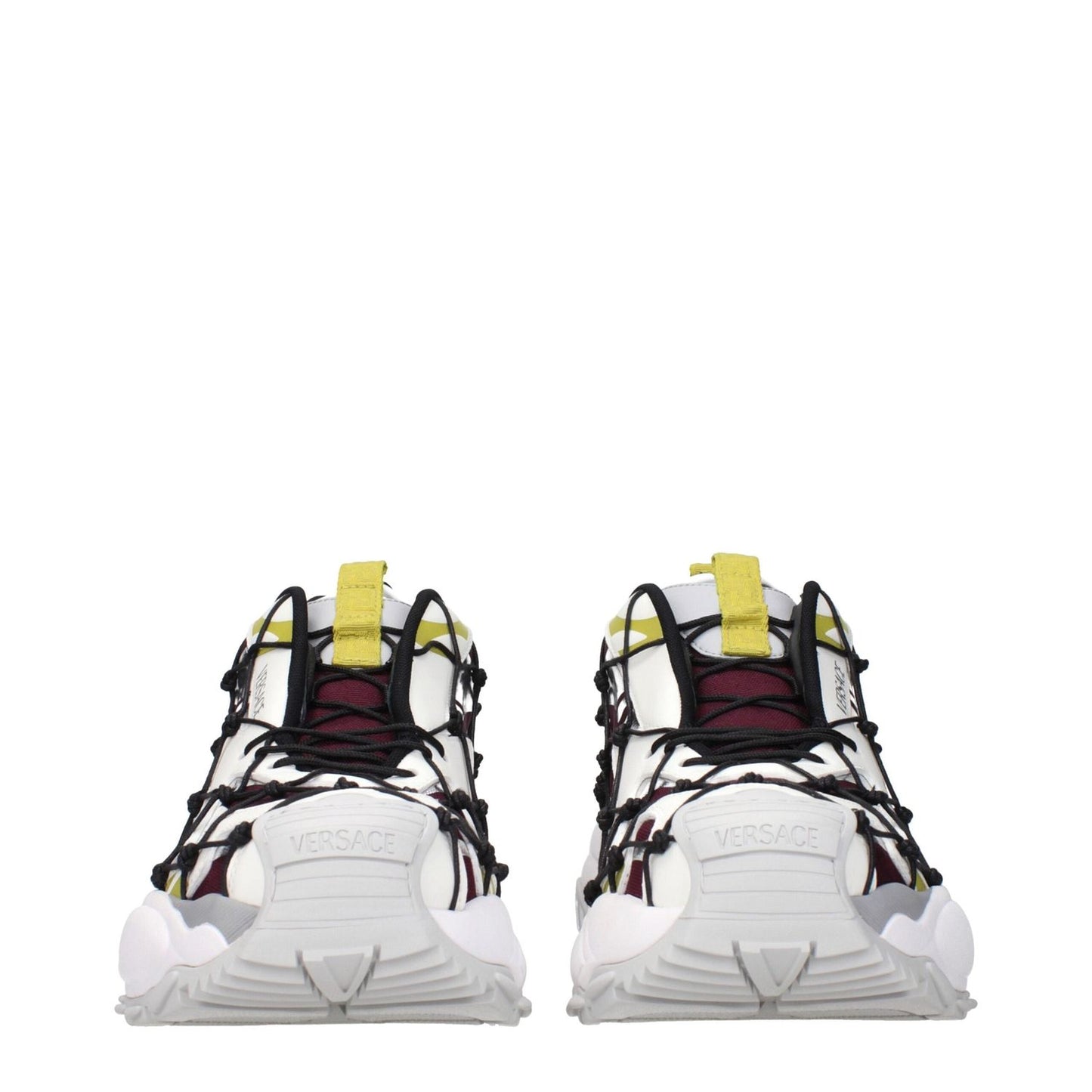 Versace Red Fabric Athletic Sneakers VE-15248534733065-EU43/US10
