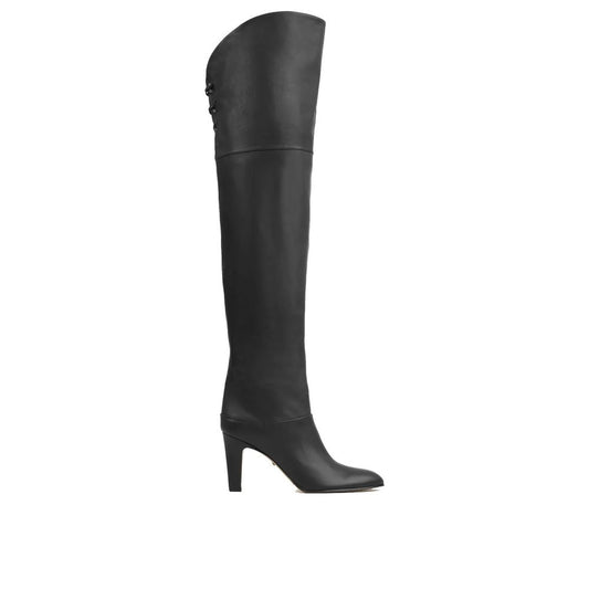 Chloé Black Calfskin Over The Knee