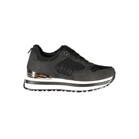 Laura Biagiotti Black Polyester Women Sneaker
