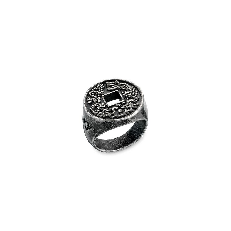 AN JEWELS JEWELRY Mod. AA.R03A-10 engraved detailed ring