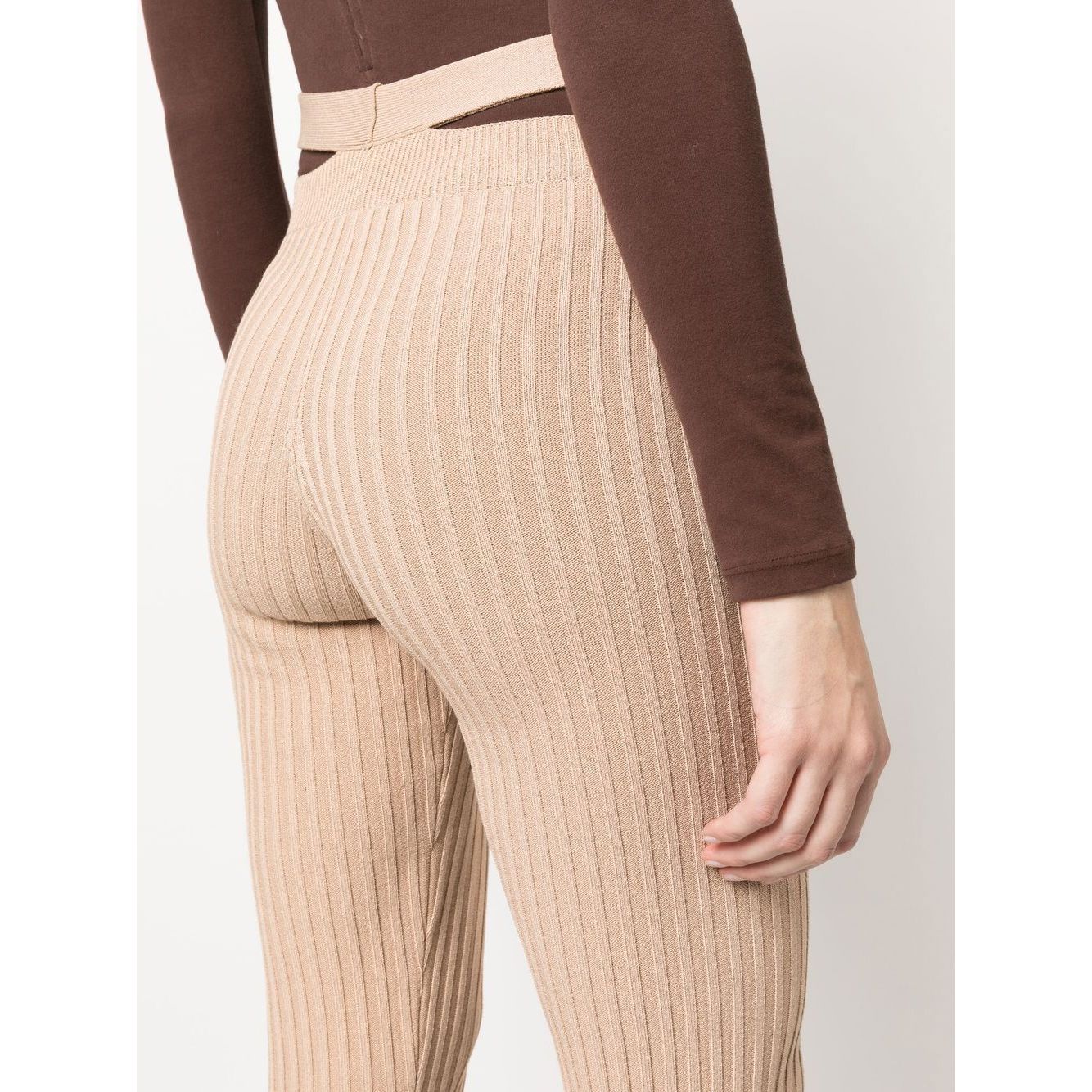 ANDREĀDAMO Andrea Adamo Trousers Brown Trousers