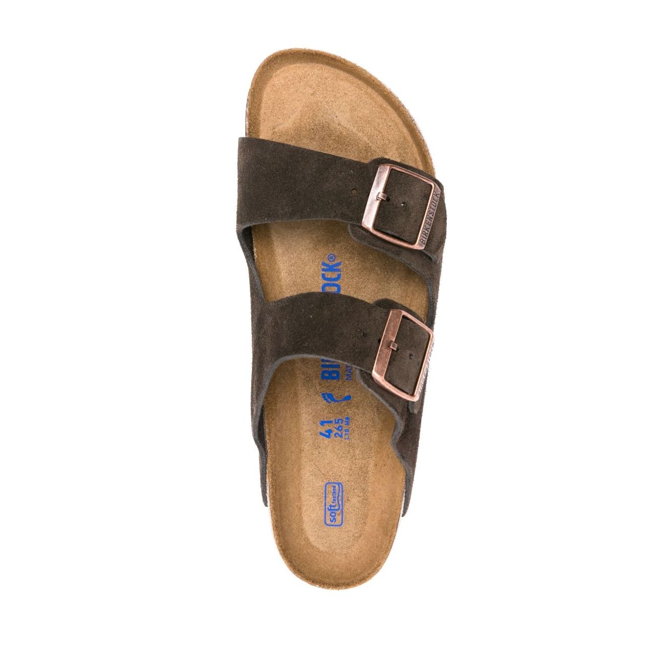 Birkenstock Arizona buckled suede sandals Sandals