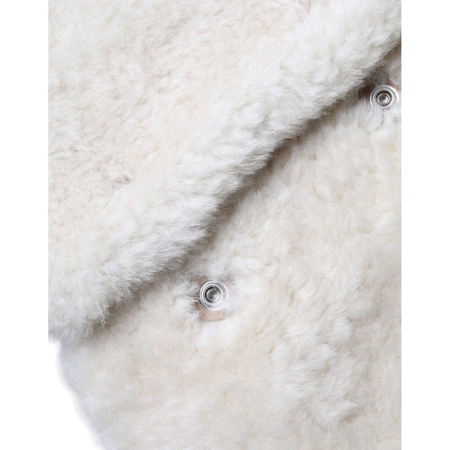 Burberry White WARRENFORD Shearling Leather Vest Coat Jacket JKT4091-44