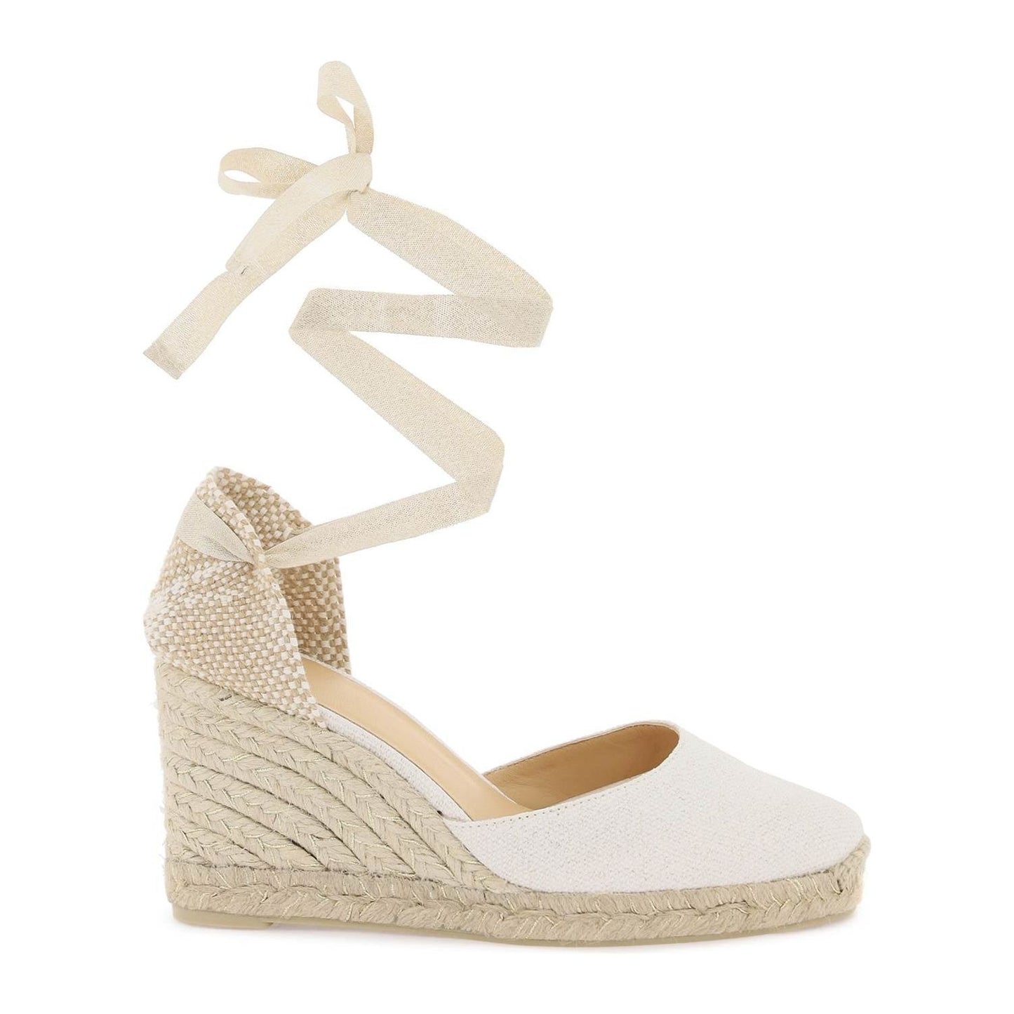 CASTANER lurex carina wedge espadrilles Sandals CASTANER Light Gray