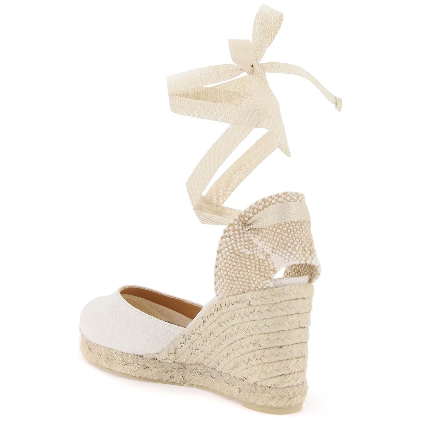 CASTANER lurex carina wedge espadrilles Sandals CASTANER Light Gray
