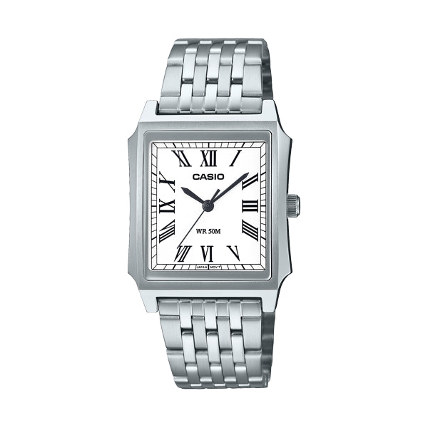 CASIO COLLECTION Mod. TANK - STEEL, WHITE WATCHES