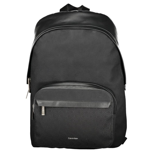 Calvin Klein Black Polyester Men Backpack