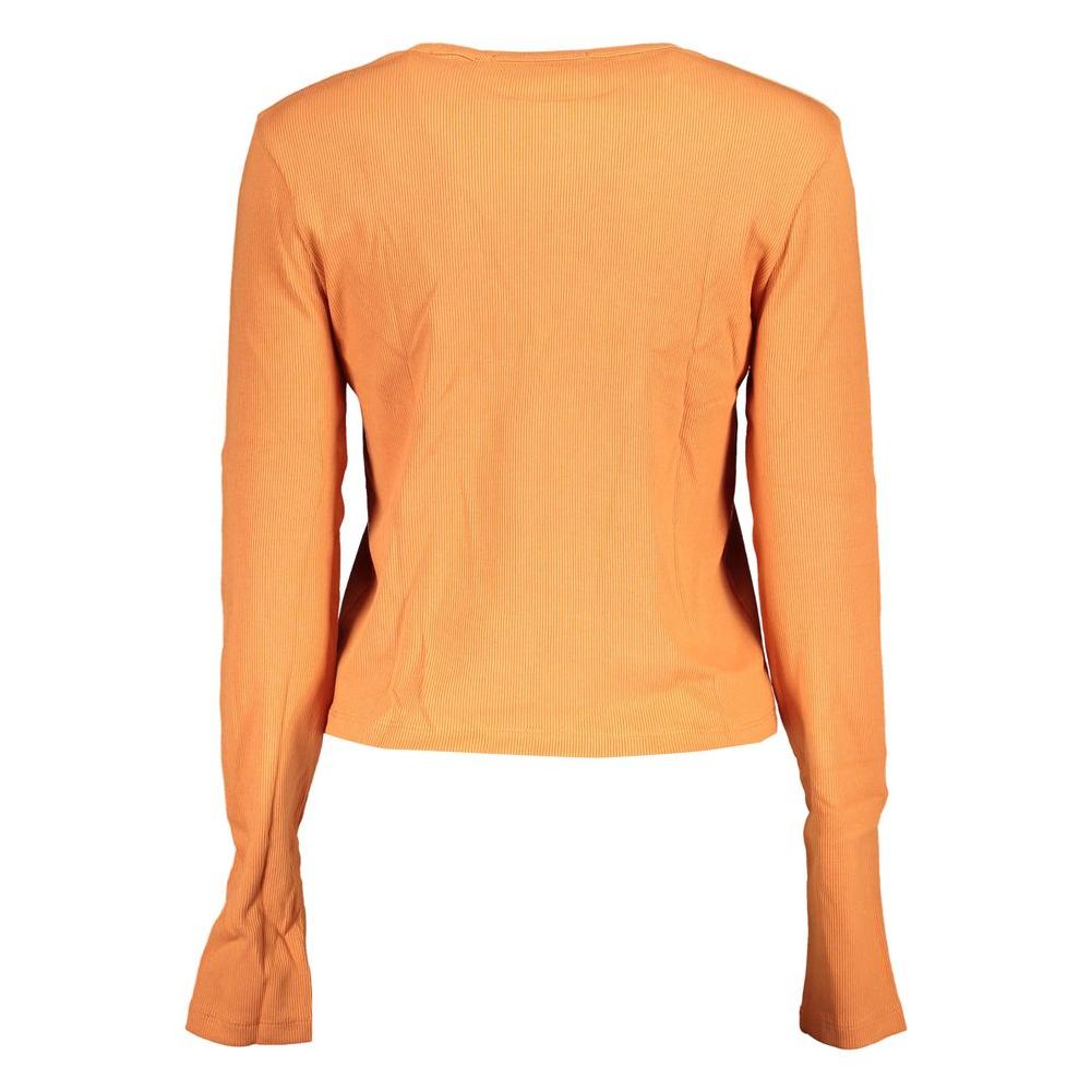 Calvin Klein Calvin Klein Orange Cotton Tops & T-Shirt CA-25474-S