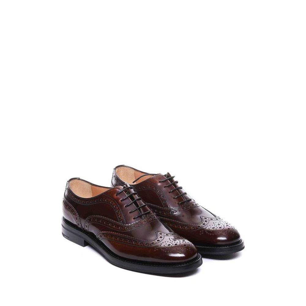 Church's Brown Calfskin Oxfords And Derbies