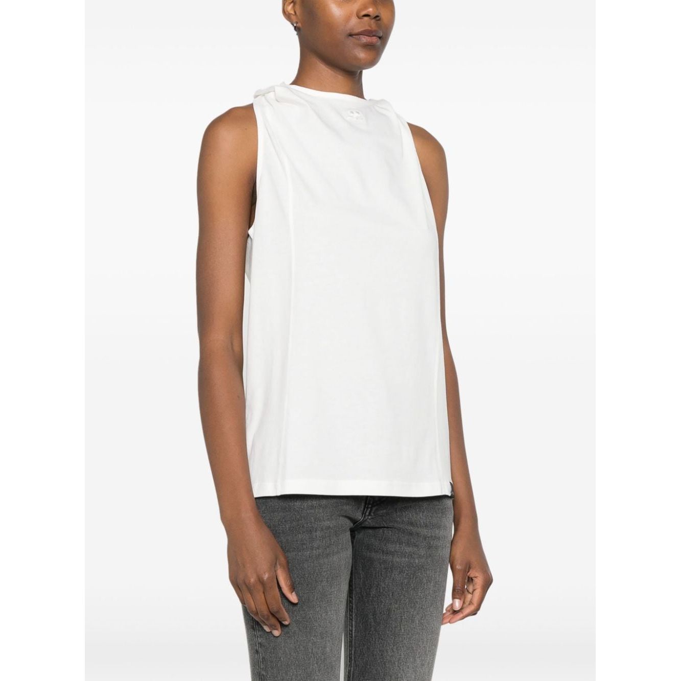 Courreges Top White Topwear