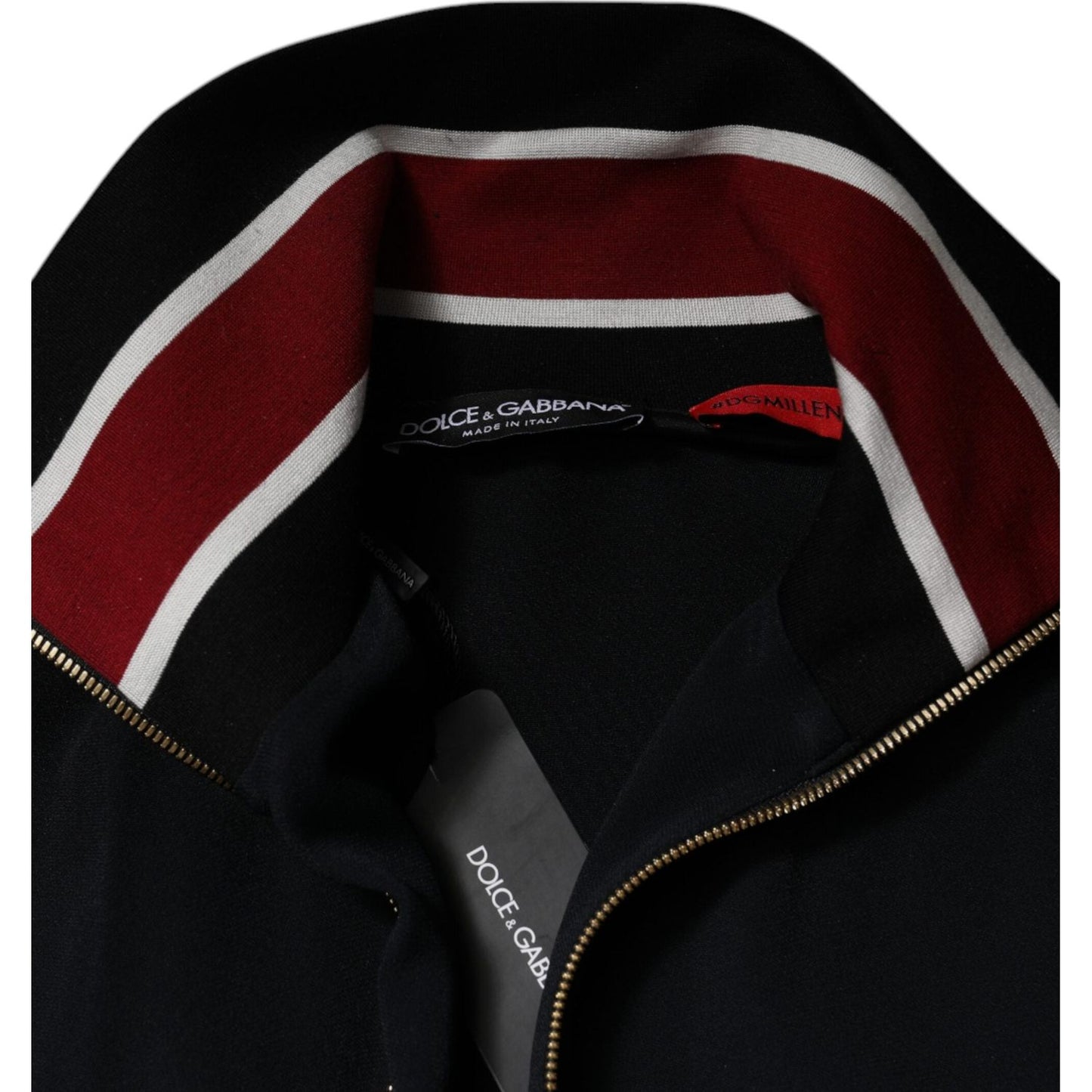 Dolce & Gabbana Black DG King Full Zip Sweatshirt Sweater