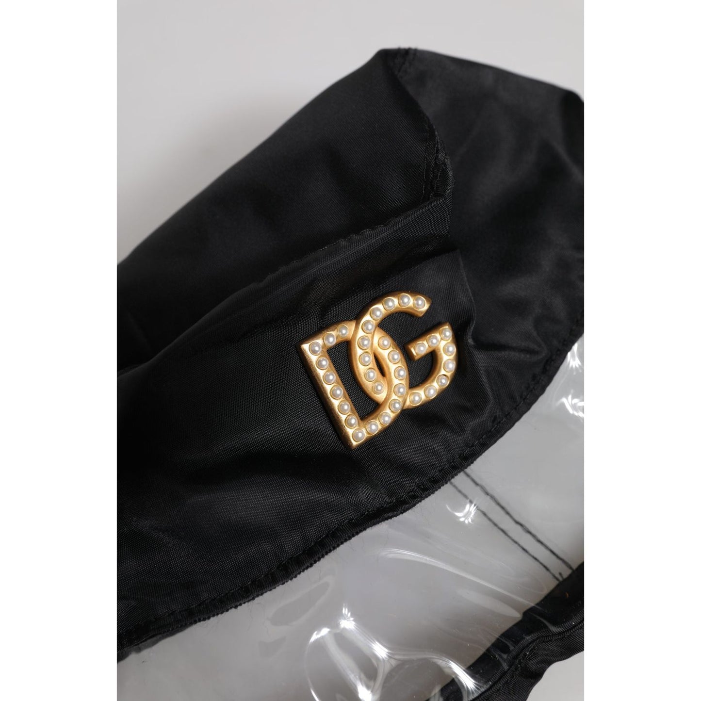 Dolce & Gabbana Dolce & Gabbana Black Nylon PVC DG Logo Bucket Hat HAT9835-57 1728,57 cm|S,67345645728,Accessories,Black,Dolce & Gabbana,Hat - Women - Accessories,Materials: 67% Nylon 33% PVC,New with tags,Women,Women - Accessories