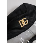 Dolce & Gabbana Dolce & Gabbana Black Nylon PVC DG Logo Bucket Hat HAT9835-57 1728,57 cm|S,67345645728,Accessories,Black,Dolce & Gabbana,Hat - Women - Accessories,Materials: 67% Nylon 33% PVC,New with tags,Women,Women - Accessories