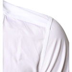 Dolce & Gabbana White Bib Cotton Poplin Formal Dress Shirt TSH84118-39