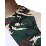 Dolce & Gabbana White Camouflage Stars Crew Neck T-shirt TSH86639-46