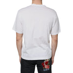 Dolce & Gabbana White Cotton DG Logo Print Casual T-shirt TSH86678-46