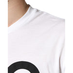 Dolce & Gabbana White Cotton DG Logo Print Casual T-shirt TSH86678-46