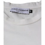 Dolce & Gabbana White Cotton DG Logo Print Casual T-shirt TSH86678-46
