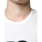 Dolce & Gabbana White Cotton DG Logo Print T-shirt TSH86642-52