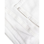 Dolce & Gabbana White Cotton Stretch Tattered Skinny Jeans PAN75523-48