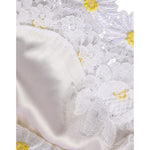 Dolce & Gabbana White Daisy Macrame Lace Sheath Midi Dress DR281204-40