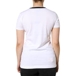 Dolce & Gabbana White Eleganza Print Cotton Short Sleeves T-shirt TSH86597-46