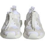 Dolce & Gabbana White Mesh Sorrento Trekking Sneakers Shoes LA11678-36.5