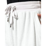 Dolce & Gabbana White Nylon Jogger Sweatpants Pants PAN75628-40