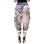 Dolce & Gabbana White See Through Logo Cropped Cargo Pants PAN74599-40