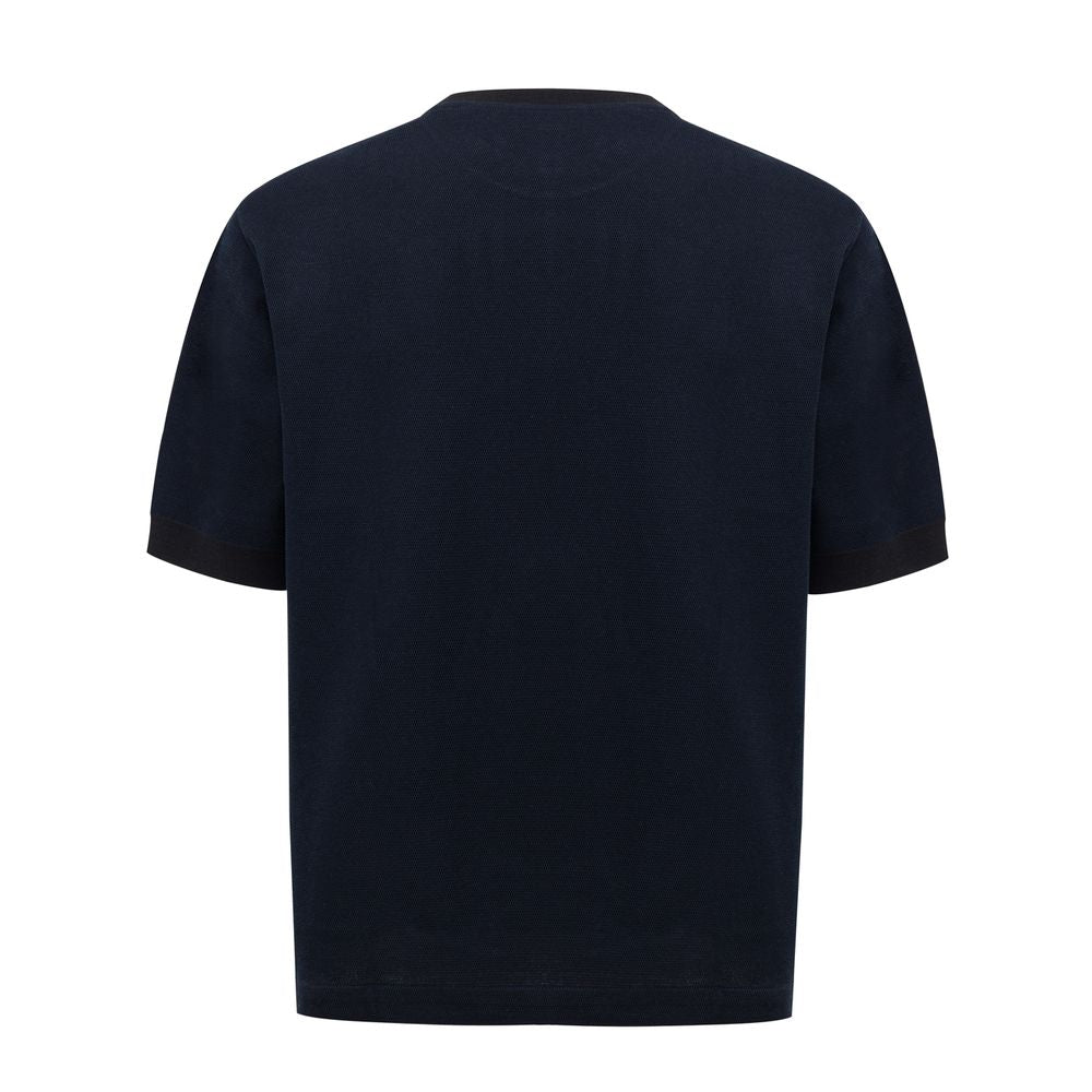 Dunhill Blue Cotton T-Shirt