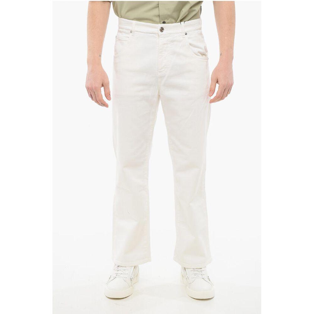 Etro Etro Straight Fit Denims with Embroidered Logo 24cm ET-P629338-W34