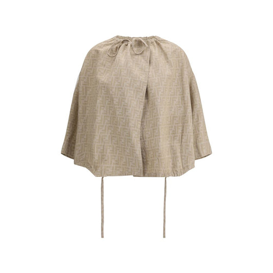 Fendi Beige Cotton Cloacks