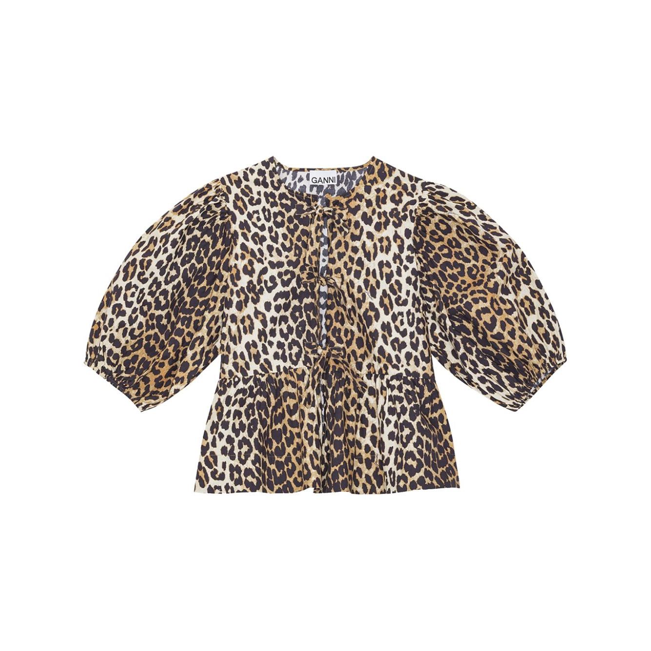 GANNI Top Brown Topwear