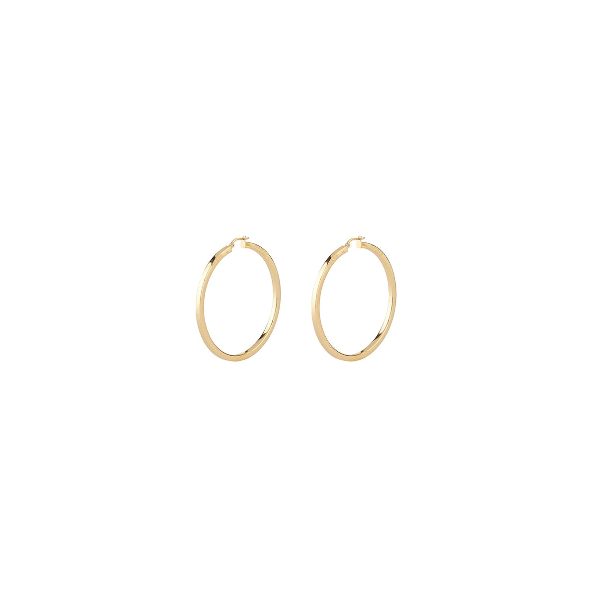 GUESS JEWELS JEWELRY Mod. JUBE04200JWYGT-U gold hoop earrings.