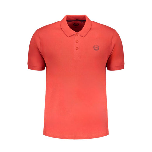 Gianmarco Venturi Red Cotton Polo Shirt