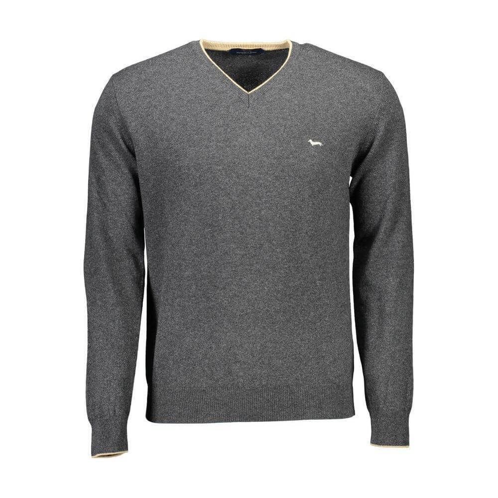 Harmont & Blaine-Harmont & Blaine Gray Wool Sweater-1728,67403481248,Clothing,Gray,Harmont & Blaine,Men,Men - Clothing,New with tags,Sweaters - Men - Clothing,XL,XXL-HA-9416-XL
