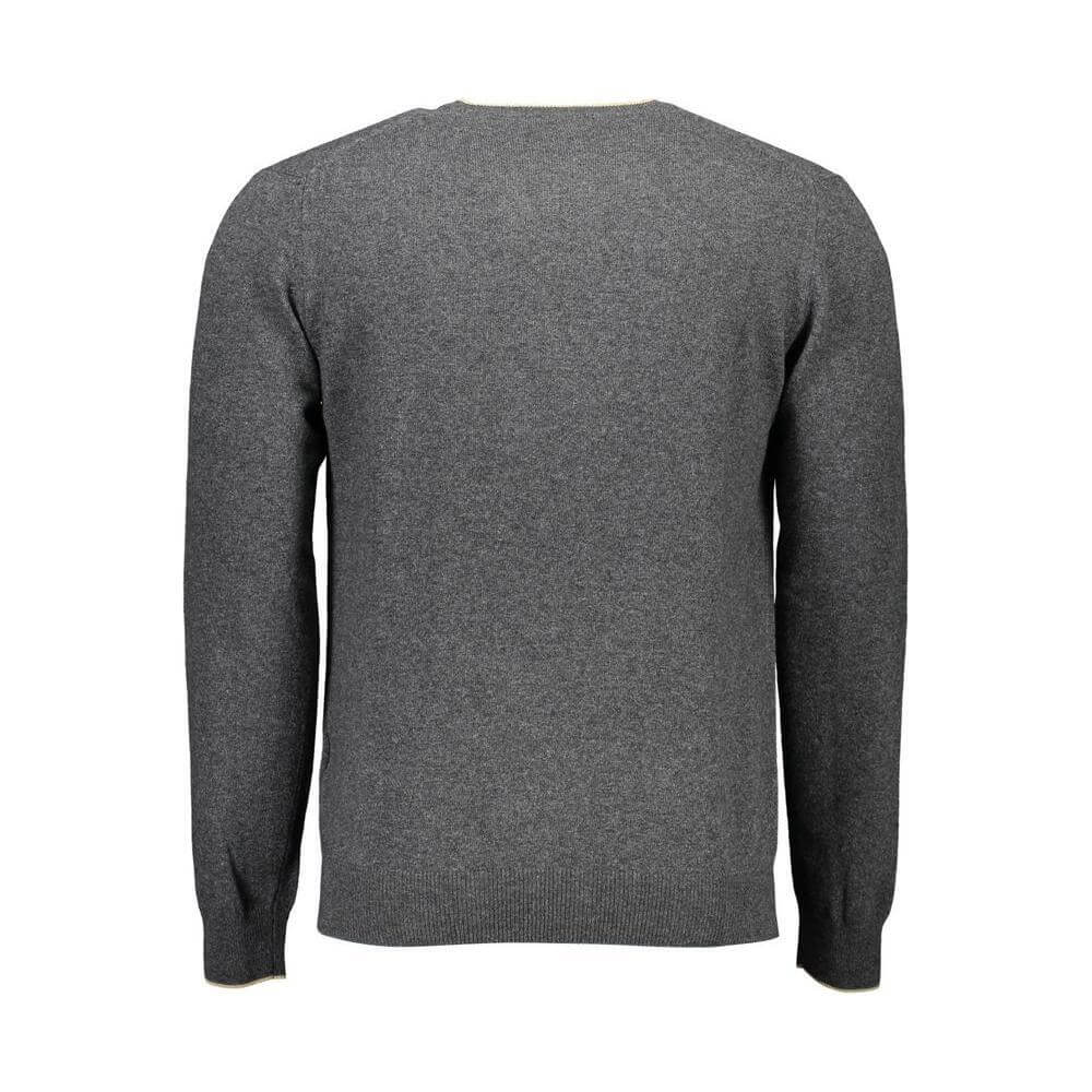 Harmont & Blaine-Harmont & Blaine Gray Wool Sweater-1728,67403481248,Clothing,Gray,Harmont & Blaine,Men,Men - Clothing,New with tags,Sweaters - Men - Clothing,XL,XXL-HA-9416-XL