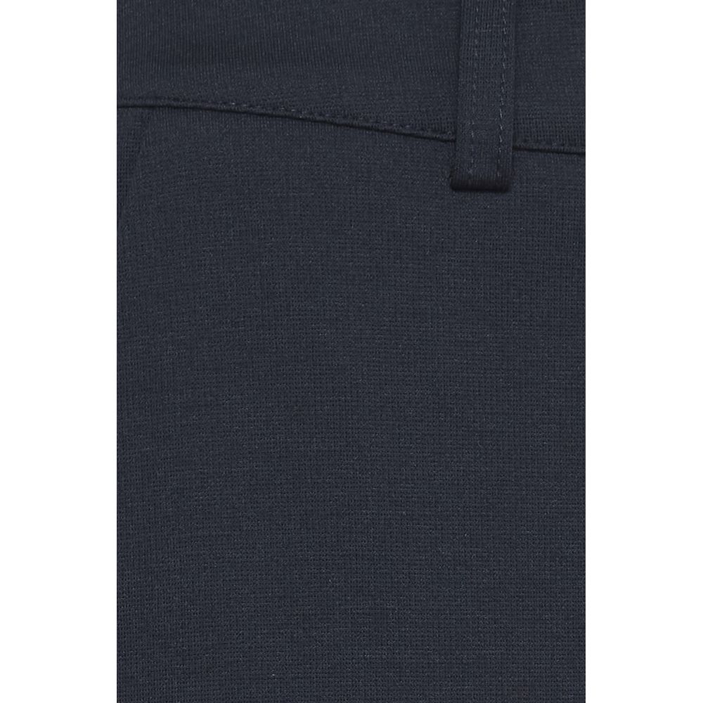 ICHI Blue Recycled Polyester Pant